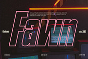 FAWN MODERN DISPLAY SAN SERIF FONT, a Sans Serif Font by BURSTYPE (Thumbnail 7 of 9)