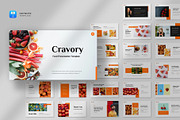 Food & Restaurant Keynote Template, a Presentation Template by fluffstudio (Thumbnail 1 of 5)