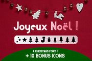Christmas Tree Font SVG Bonus Icons, a Font by InkCloudDesign (Thumbnail 1 of 6)