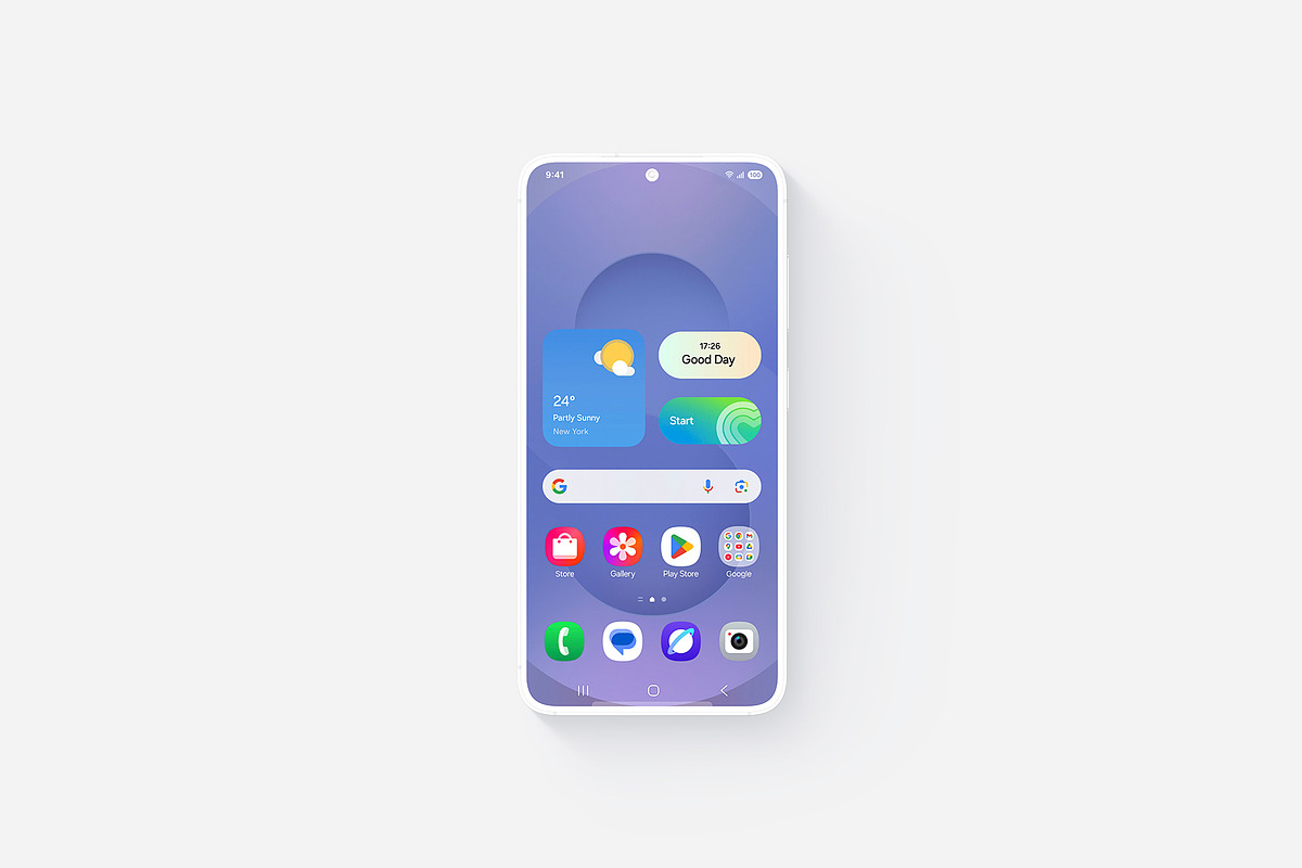 Galaxy S25 Clay Mockups Scenes, an Android Mockup by Asylab (Photo 11 of 58)