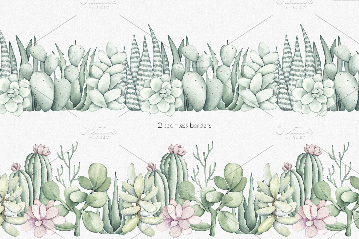 Watercolor ClipArt Green Plants, an Illustration by SirenaArt (Photo 9 of 20)