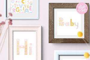 Animal Alphabet & Cute Baby Patterns