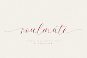Soulmate – Lovely Calligraphy Font, a Script Font by Pen Culture (Thumbnail 1 of 9)