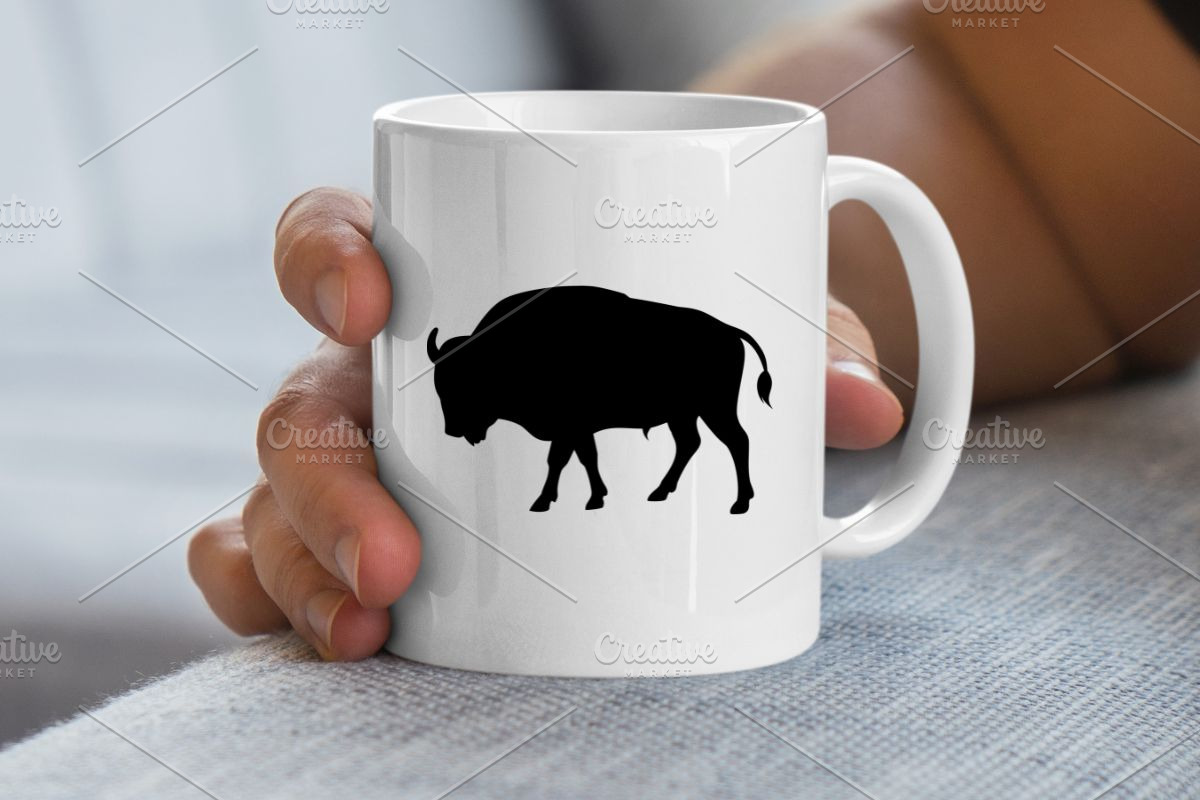 Bison Silhouette SVG, an Animal Illustration by newminddesign (Photo 5 of 10)