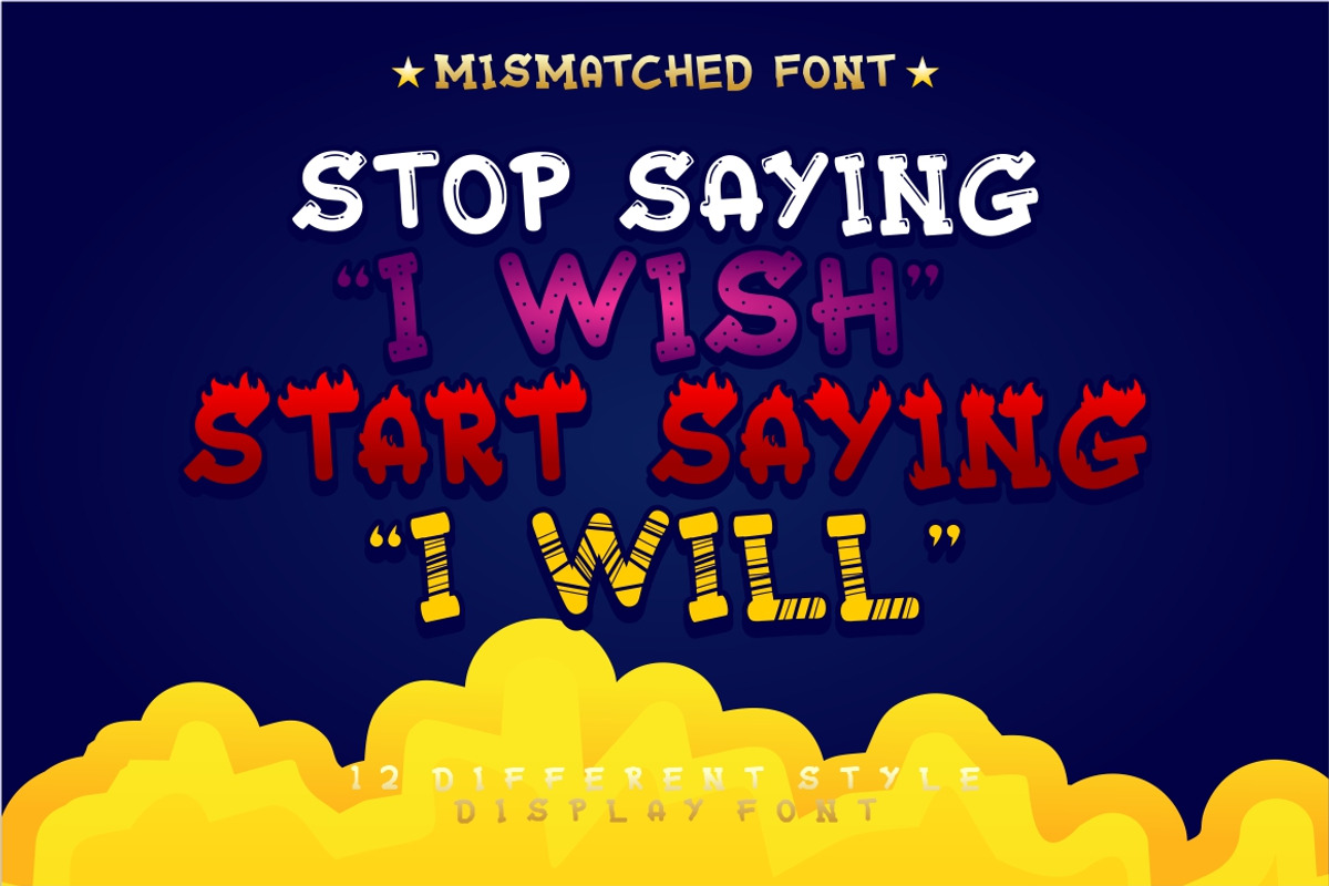Mixy Missy - 12 Styles Display Font, a Sans Serif Font by PutraCetol Studio (Photo 14 of 17)