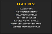 Magazine Cover Harsh Shadow PSD, a Product Mockup by Bruno's Shop (Thumbnail 3 of 3)