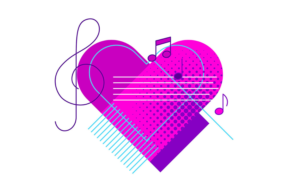 Background with musical notes., an Object Illustration by incomible