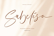 Sabelisa Script Font, a Script Font by Lythcreative (Thumbnail 1 of 8)