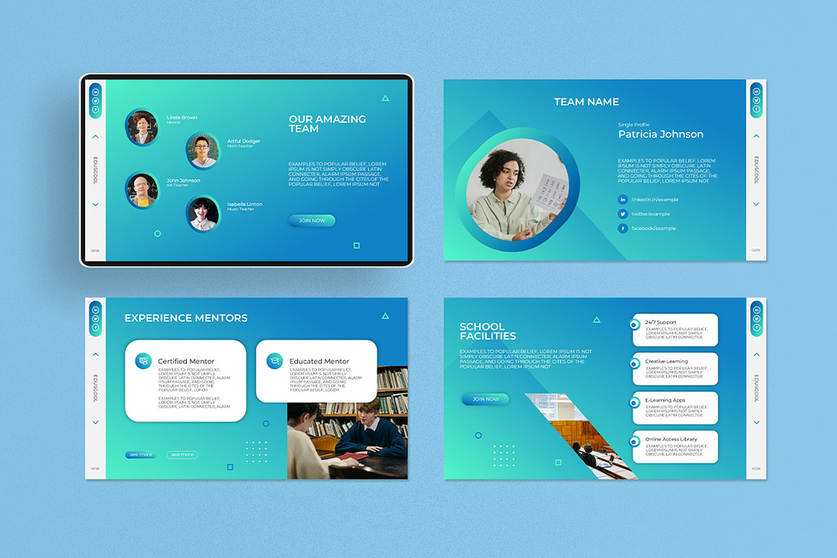 Education Learning Presentation, a Presentation Template by Dream-Lab (Photo 3 of 8)