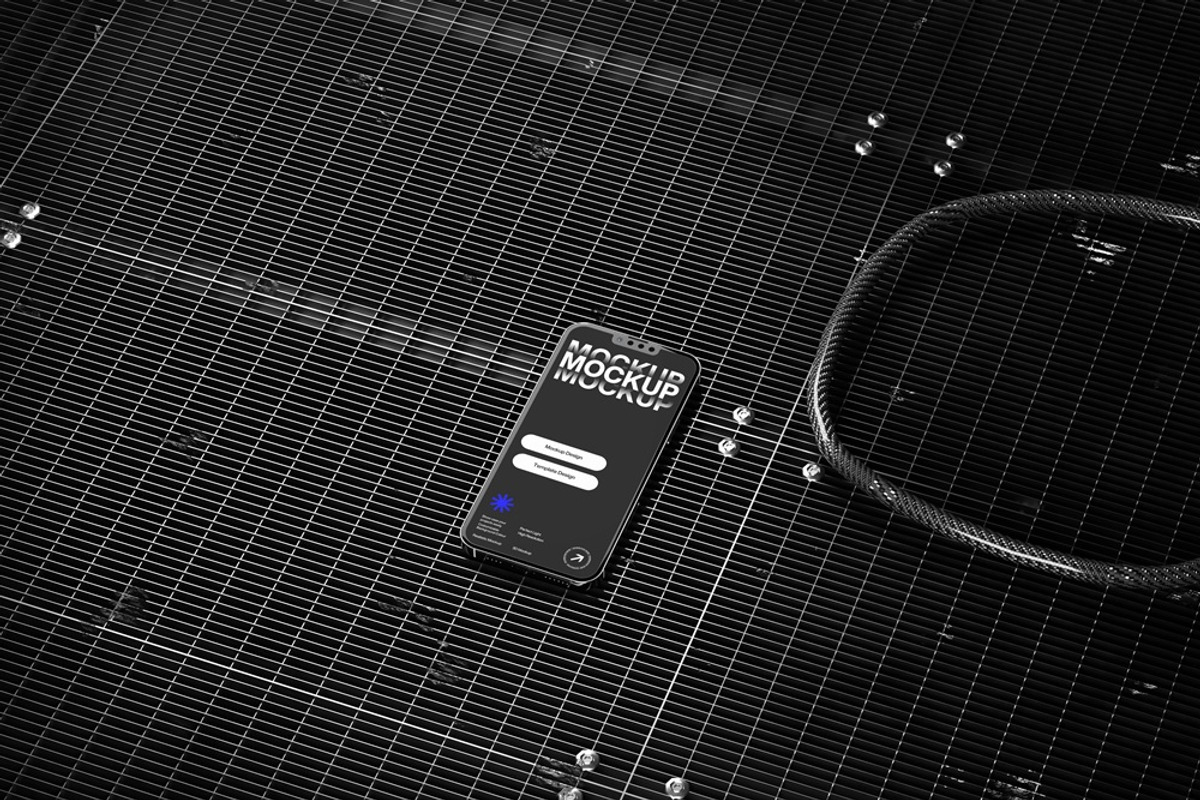 Modern iPhone Mockup PSD Template, an iPhone Mockup by East Gallery (Photo 5 of 11)
