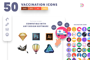 50 Vaccination Icons, an Outline Icon by Dighital (Thumbnail 9 of 10)