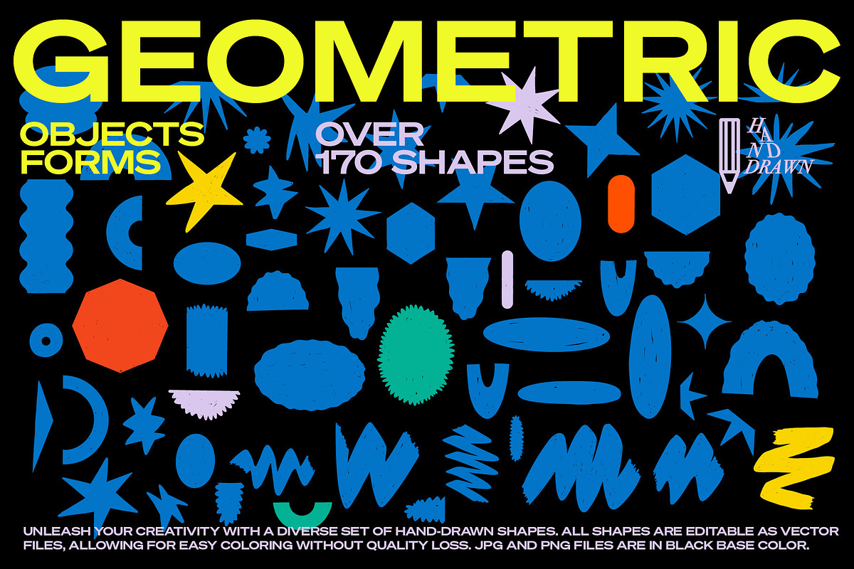Geometric Shapes Vector Collection, an Object Illustration by dicreate (Photo 3 of 12)