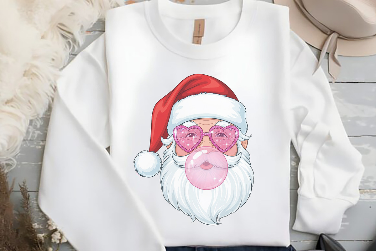Pink Santa Png Santa Clipart, an Illustration by Black Bird Studio (Photo 2 of 4)