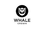 Whale Crown Logo Design, a Branding & Logo Template by Buqancreative (Thumbnail 4 of 4)