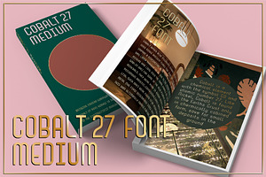 Cobalt 27 Modernist Font - Medium