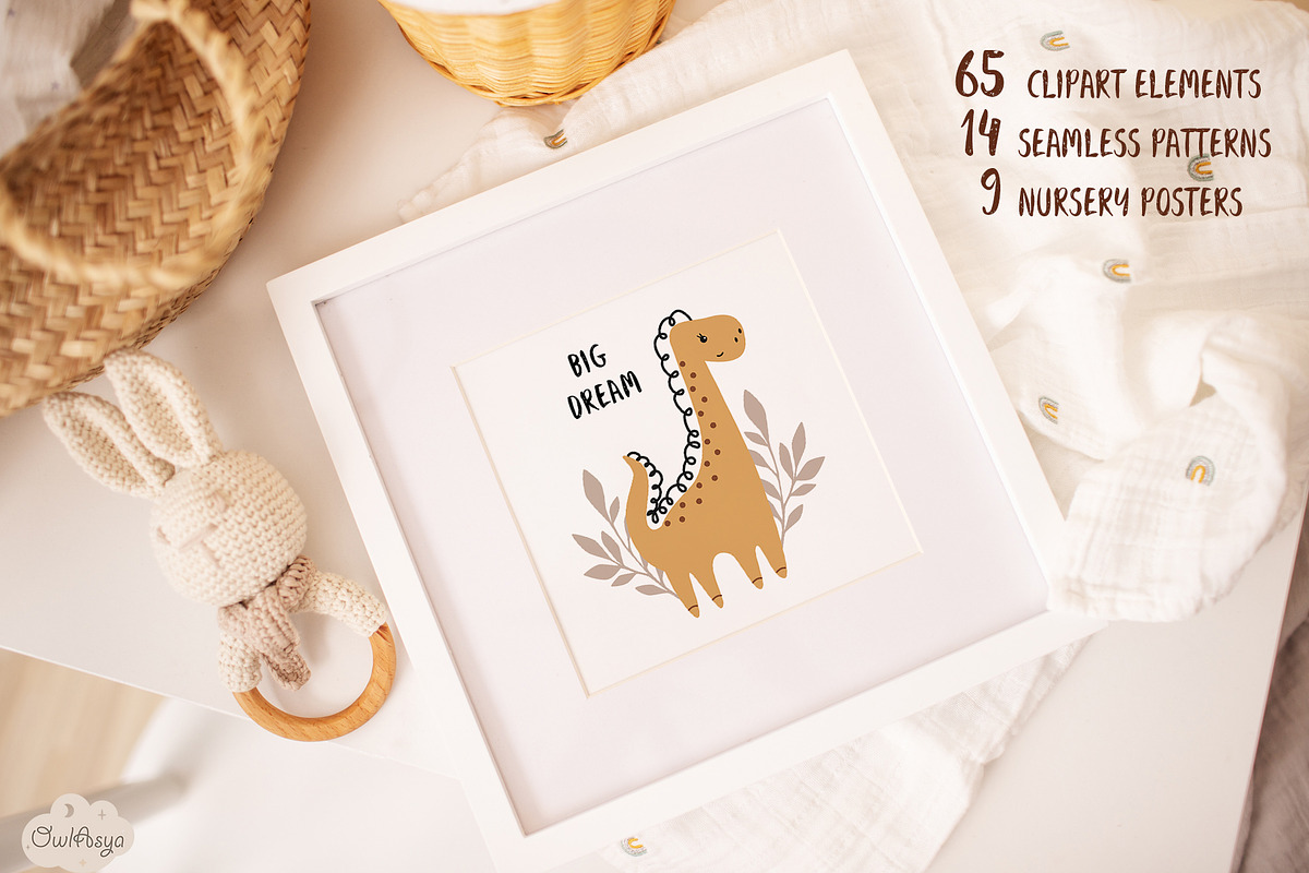 Baby animals vector collection, an Animal Illustration by owlasya (Photo 2 of 10)