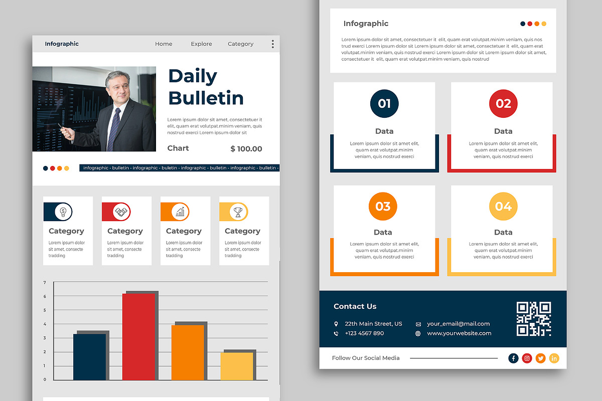 Email Newsletter & Email Signature, an Email Template by TemplArt (Photo 2 of 3)