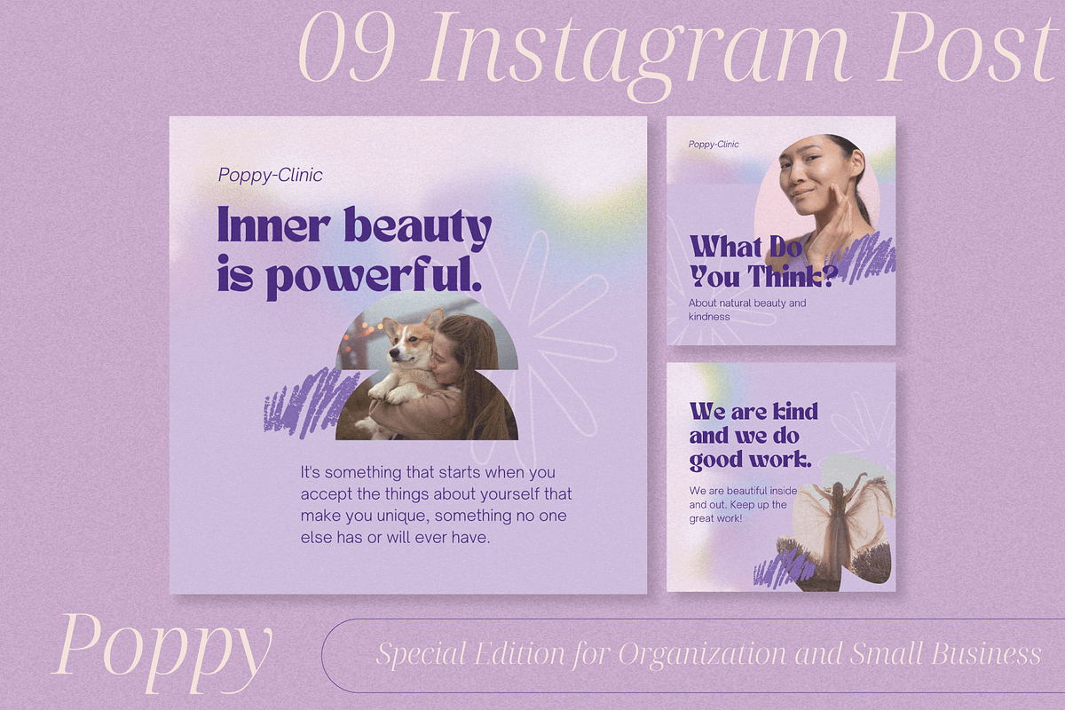4 in 1 Bundle Instagram Post - Canva, a Social Media Template by Nusa Space (Photo 5 of 9)
