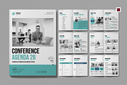 Conference Agenda Template, a Brochure Template by Work-Envance (Thumbnail 1 of 7)