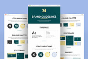 Brand Mood Board Layout, a Landing Page Template by ContestDesign (Thumbnail 1 of 6)