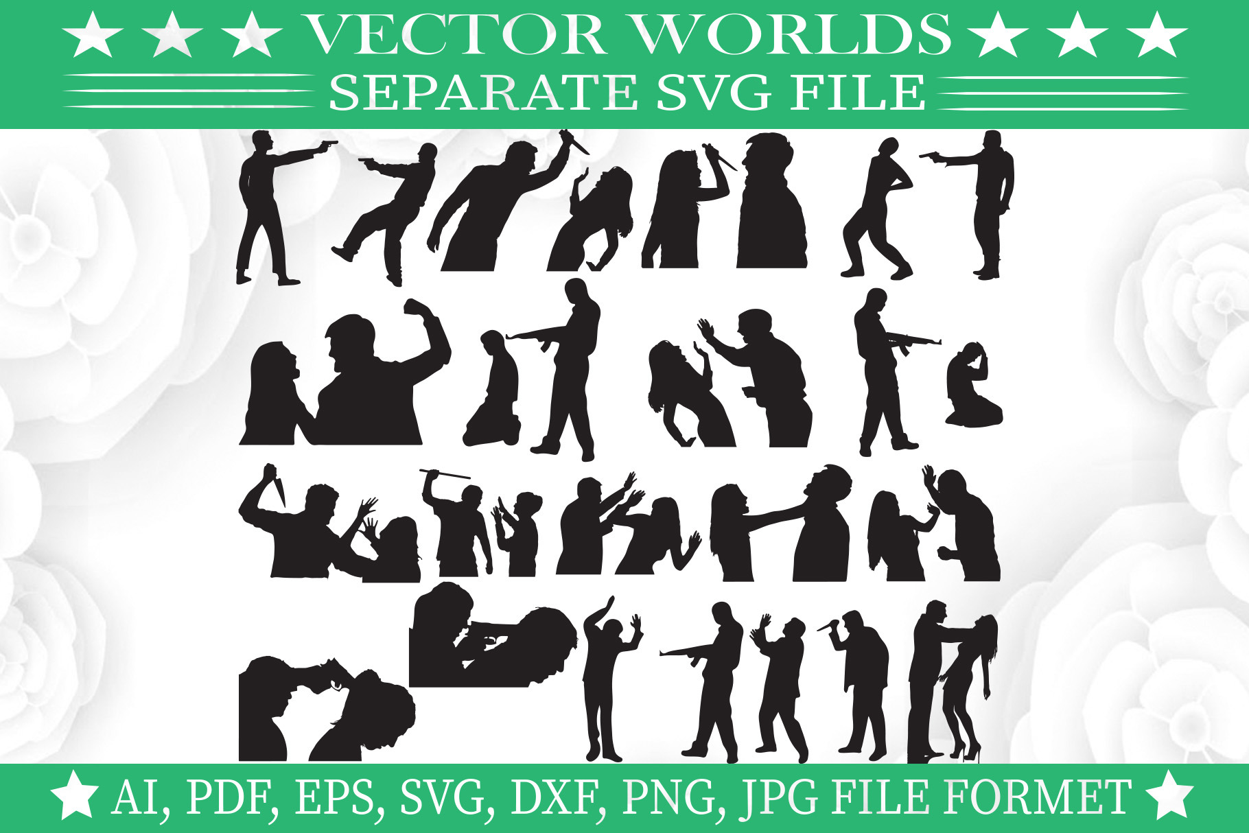 The Killer Svg, Kill, Man Killer Svg, an Object Graphic by VectorWorlds