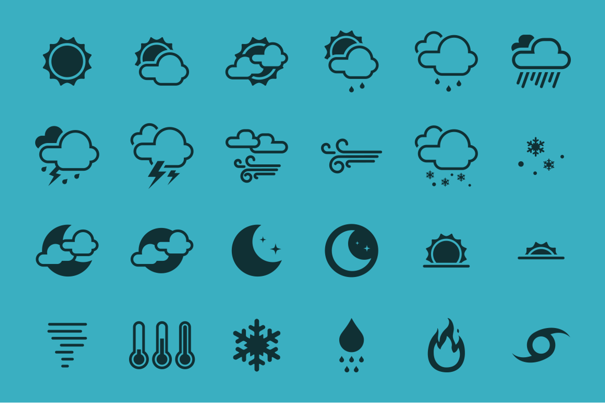 Lil Stories - Weather Icons preview 3