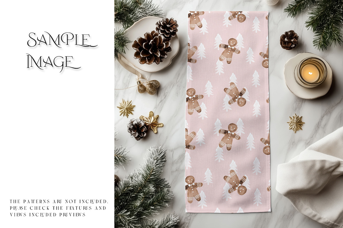 Christmas Table Runner Mockups, a Household Mockup by mock-ups (Photo 5 of 15)
