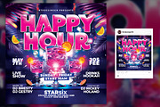 Happy Hours Flyer, a Flyer Template by RTXdesinger99 (Thumbnail 3 of 3)