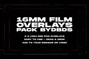 16mm Film Overlay Textures