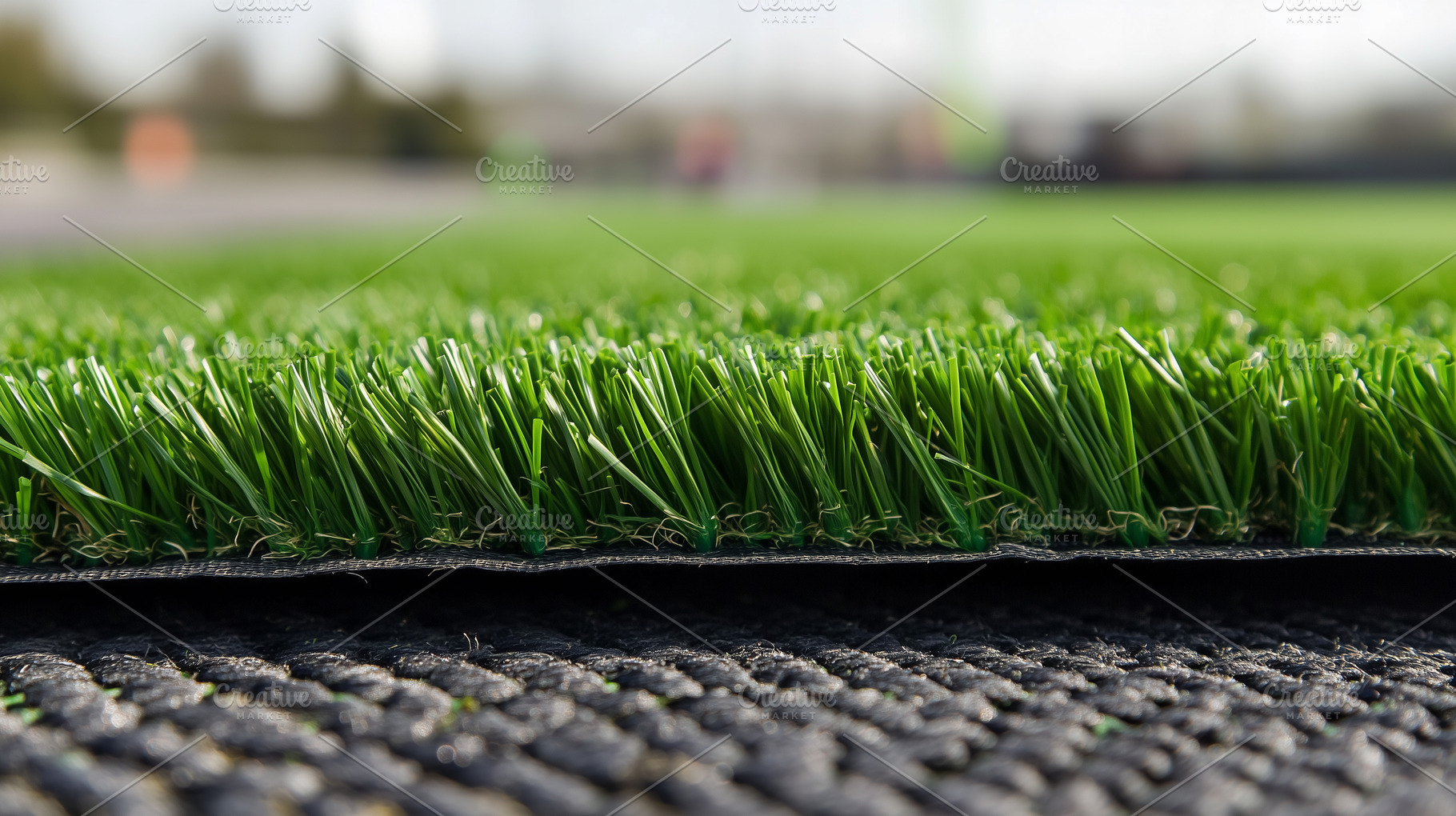 Green artificial turf, a Background Photo by MistyDay