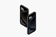 iPhone 15 Pro Mockups 9, an iPhone Mockup by Mockupia (Thumbnail 3 of 5)