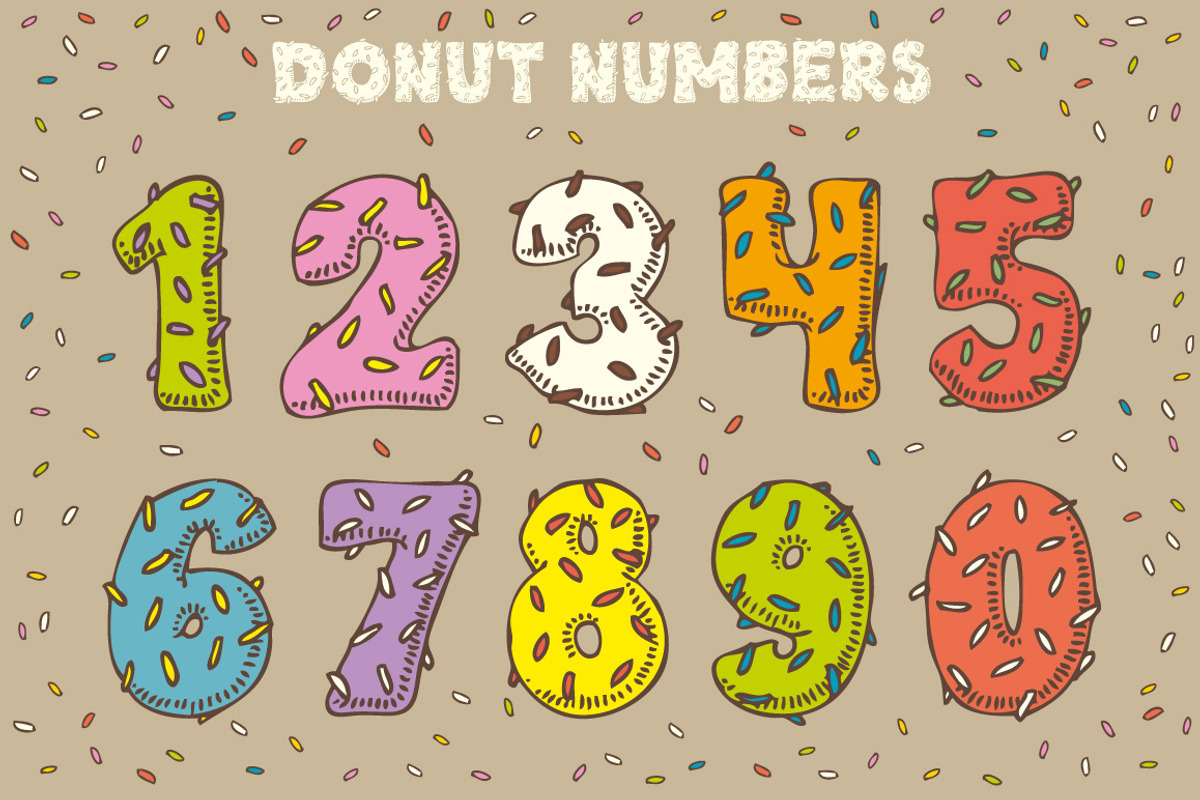 Donut  Letters, an Illustration by DeepFuze (Photo 3 of 4)