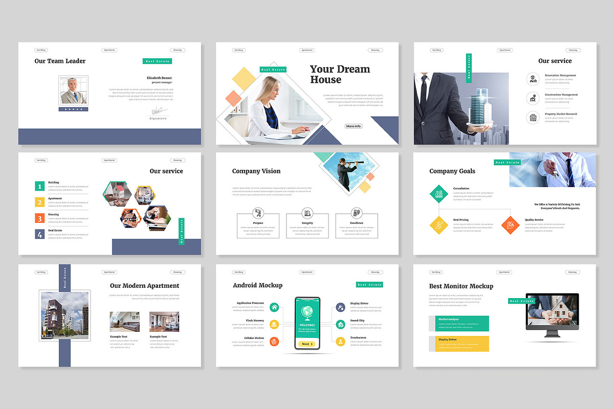 Real Estate Presentation PPT, a Presentation Template by Mighty-Slide (Photo 7 of 8)