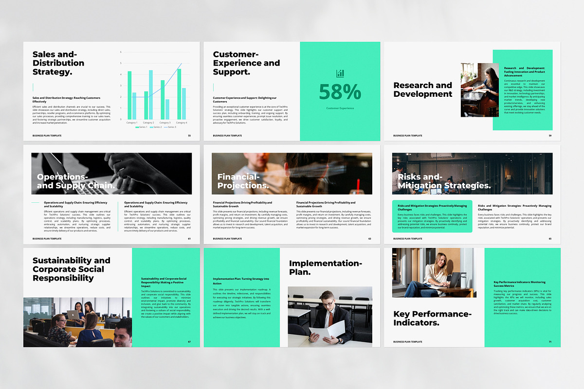 Business Plan Keynote Template, a Presentation Template by Gaize (Photo 10 of 16)