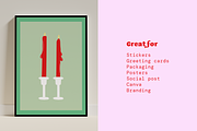 Holiday Joy Christmas Collection, a Seasonal Illustration by Seiju Park (Thumbnail 3 of 7)