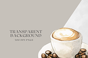 Coffee & Matcha Vibes - Watercolor, a Decorative Illustration by ThaismotaCreativeCo (Thumbnail 6 of 6)