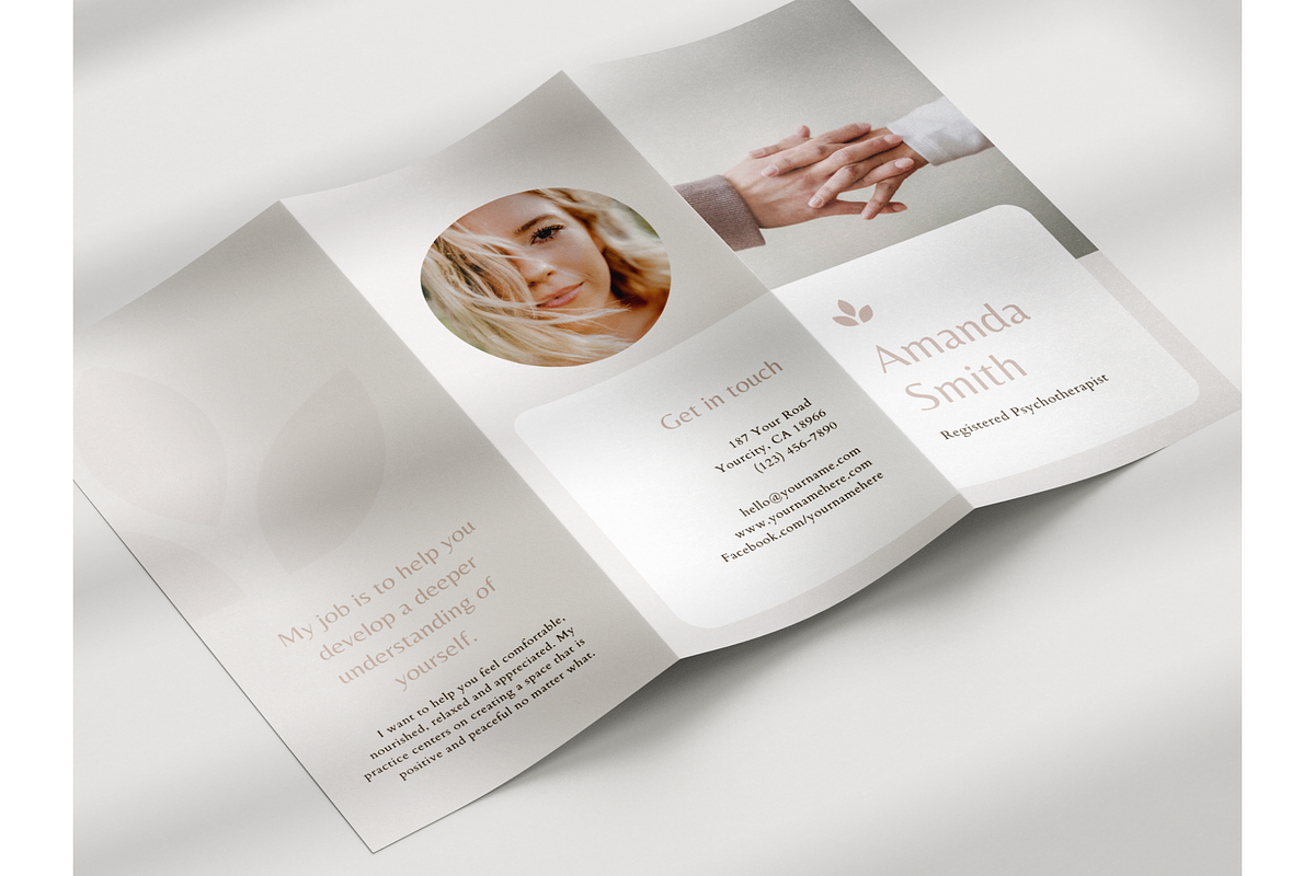 Psychologist Therapist Brochure, a Marketing Template by PatternLab. (Photo 7 of 8)