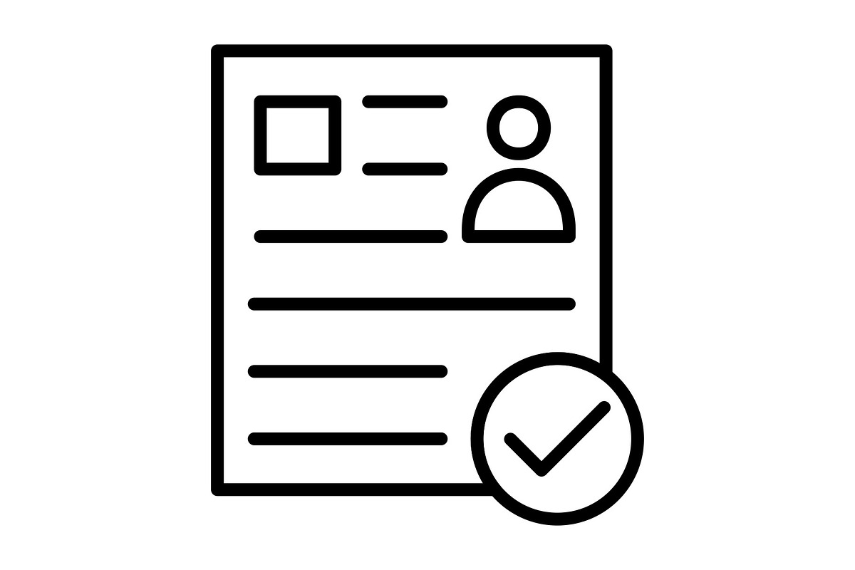 CV Line Icon, an Icon by Pexelpy