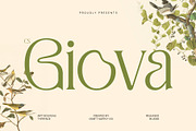 CS Giova – Art Nouveau Font, a Serif Font by Craft Supply Co. (Thumbnail 1 of 8)