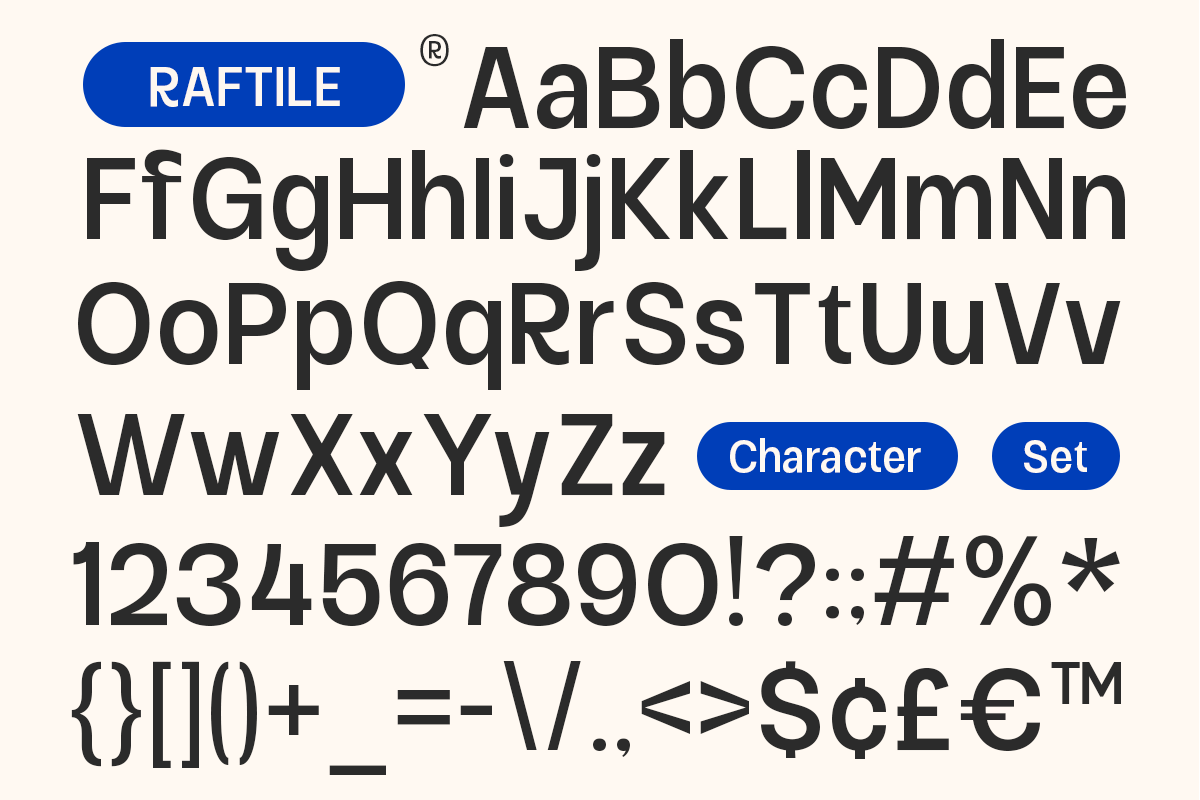 Raftile – Variable Sans Serif Family, a Sans Serif Font by Say Studio (Photo 10 of 10)