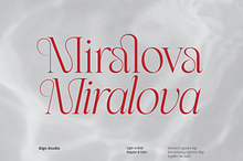 Miralova – An Elegant Serif Typeface