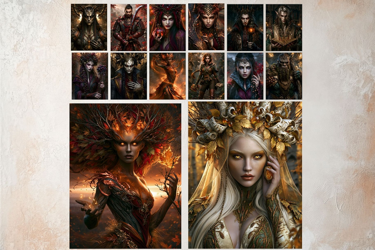The Court of Emberfall Autumn, a Seasonal Illustration by ThatsDesignArt (Photo 13 of 15)