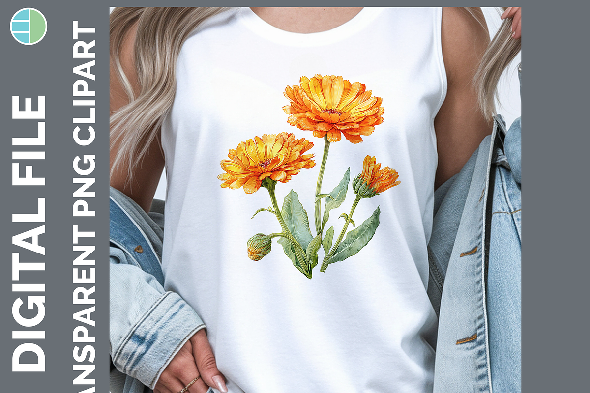 Flower Illustration Bundle, 20 PNG, a Decorative Illustration by Enliven Designs (Photo 4 of 8)
