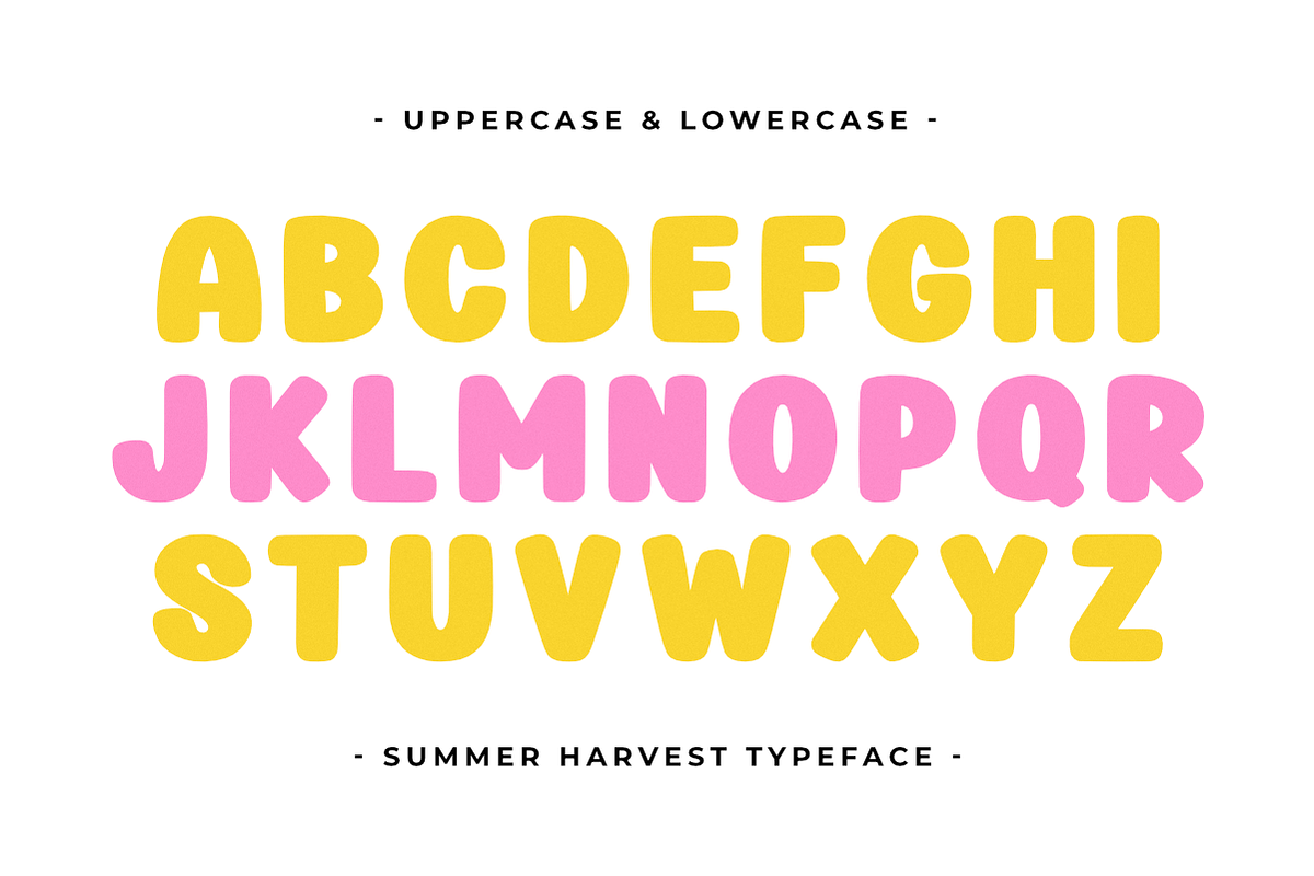 Summer Harvest - Playful Display, a Sans Serif Font by Pian45 Studio (Photo 7 of 8)
