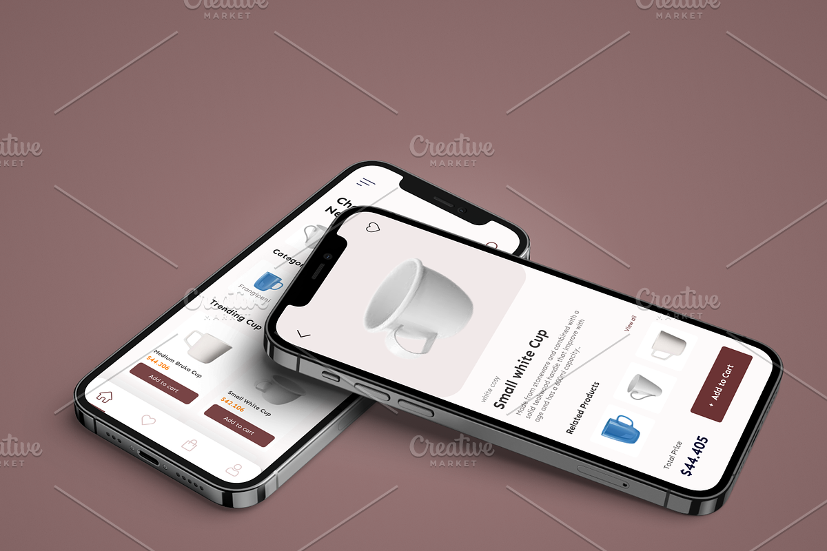 Ecommerce App Ui Concept, an App Template by muneezahussain (Photo 2 of 2)