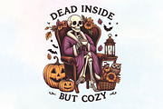 Halloween Skeleton PNG, an Illustration by CraftArtStudio (Thumbnail 1 of 4)