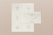 Fleur Minimal Logo Kit Ai Eps Psd, a Branding & Logo Template by Feel This (Thumbnail 3 of 13)
