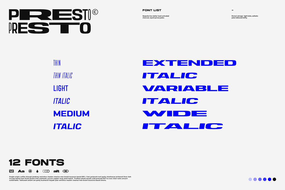 Presto, a Sans Serif Font by TypeJuice™ (Photo 3 of 9)