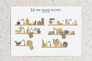 Abstract Kitchen vector clipart, a Decorative Illustration by ArtPavo (Thumbnail 3 of 13)