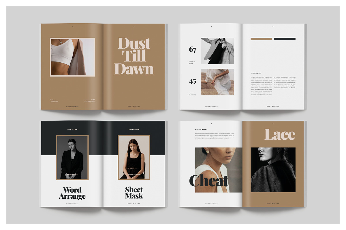 BLACKISH Editorial Lookbook, a Magazine Template by Arif Tri Ananta (Photo 2 of 14)
